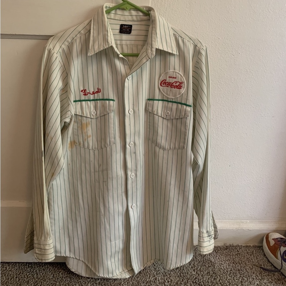 Vintage Coca-Cola Uniform Button-Up